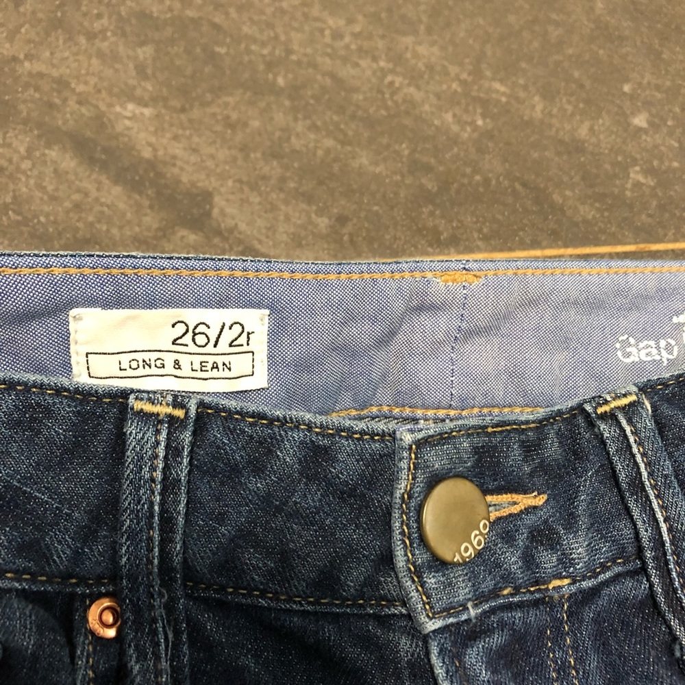 EUC Gap Long & Lean Jeans 26/2 - Picture 3 of 3
